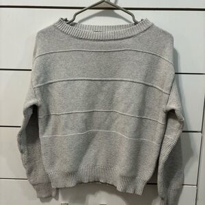 SWTR Grey Cashmere Blend Sweater